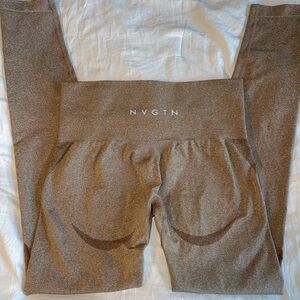NVGTN Mocha Contour Seamless Leggings S